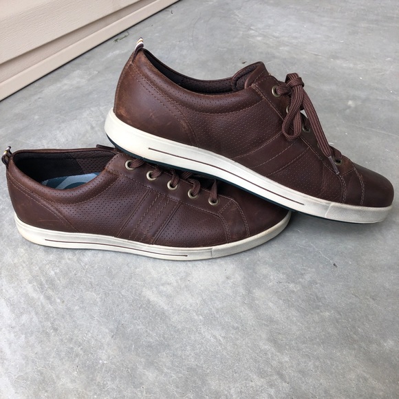 Ecco Other - Ecco Men’s Brown Leather Shoes SZ 44